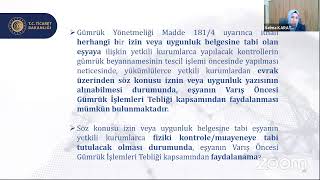 BTSO AKADEMİ / VARIŞ ÖNCESİ GÜMRÜK İŞLEMLERİ