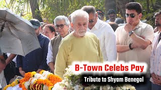 Javed Akhtar, Boman Irani, Naseeruddin Shah Attend Shyam Benegal's Last Rites