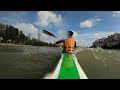 THROUGH THE WIND AND WAVES IN A K1! | (plus a few sprints!)