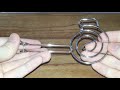 daiso spiral wire puzzle advanced difficulty solve and reset 1