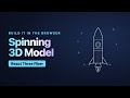 Add a Spinning 3D Model to Your React Site (R3F)