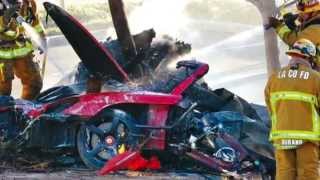 Paul Walker car accident images
