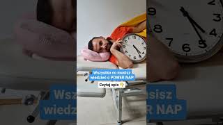 Drzemka - Power Nap - czy warto? #backpain #physiotherapy