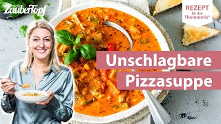 😍😍 Würzige Pizzasuppe schnell \u0026 einfach mit Hackfleisch | Thermomix® Rezept