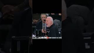Gregg Popovich tells the Spurs fans to stop booing Kawhi Leonard when he's shooting free throws.