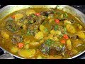 Curry Potato With Leftover Stewed Chicken | CaribbeanPot.com