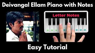 Deivangal Ellam Thotre Pogum Piano Tutorial with Notes | Yuvan Shankar Raja | Perfect Piano | 2020