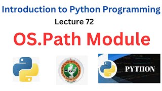 os.path Module in Python | File and Directory Path Handling |VTU Introduction to Python Programming
