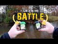 Gulp ALIVE 1v1 Trout Fishing CHALLENGE! Cricket vs Leech!!