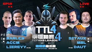 【世紀帝國2決定版】TTL4．T90泰坦聯賽4：鉑金聯賽 Platinum League－EP16〈鉑金聯賽 Round 03〉｜PA3｜TAG加油｜Host by @T90Official