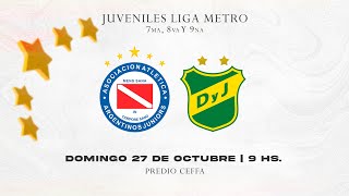 🏆 JUVENILES LIGA METRO: ARGENTINOS JRS vs. Defensa y Justicia