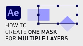 How to create mask with shape layer for multiple layers