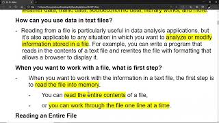 Ch10 P1 Reading Files
