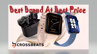 CROSSBEATS Smart watch and Bluetooth ear phones