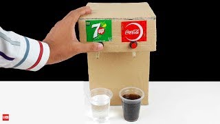 How to Make Coca Cola Soda Fountain Machine with 2 Different Drinks at Home