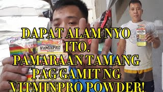 DAPAT ALAM NYO ITO/PARAAN PAGAMIT NG VITMINPRO POWDER!! #vitminpro #multivitamins