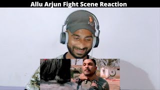 Allu Arjun Fight Scene Reaction | Allu Arjun Reaction