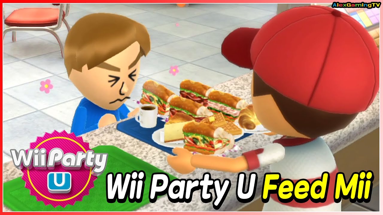 Wii Party U Feed Mii Gameplay 🎵 (Play Movies) Guest B Vs Guest C Vs ...