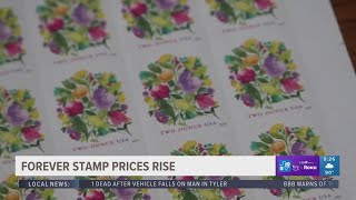 Forever stamp prices on the rise