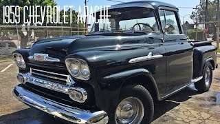 1959 Chevrolet Apache: seat and chrome restoration