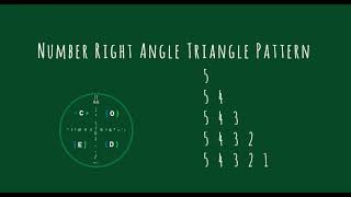 47 Number Right Angle Triangle Pattern without any pre-defined method using while loop in Python
