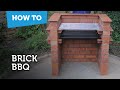 How to build a brick barbecue How to build a brick barbecue