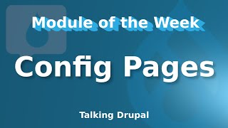Drupal Module: Config Pages