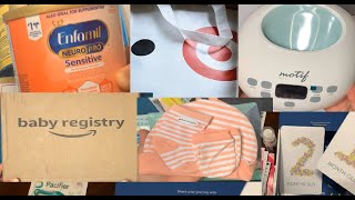 Free Baby Stuff (unboxing baby registry freebies) 2021~ how to get free baby stuff ~life of mom USA