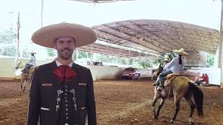 Preparation for an Escaramuza Competition in Mexican Charreria