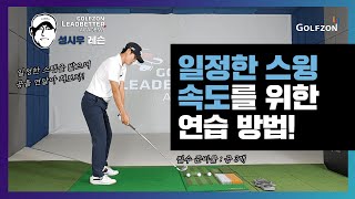 일정한 스윙 속도를 위한 연습방법! (⭐️준비물:공 3개⭐️) [LEADBETTER ACADEMY 성시우 레슨]