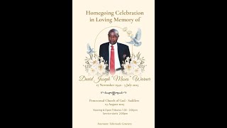 The Funeral Service of Mr. David Joseph "Moses" Warner