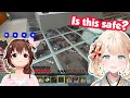 Iroha-chan visits Sora station and gets scared after seeing TNT below it