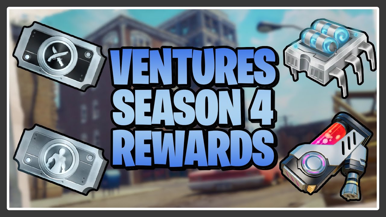 VENTURES SEASON 4 REWARDS - Fortnite Save The World - YouTube