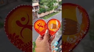 শুভ নবমী ও বিজয়া❤️🌼🙏🏻#durgapuja#bijoyadashami#youtubeshorts#short#clay#craft#artandcraft#painting