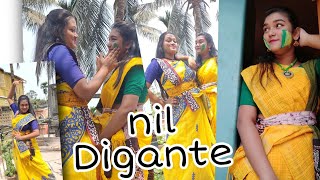 Nil diganta | Shreya Ghoshal | Gotro | Dance cover by Cheer up| Holi special