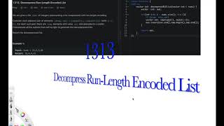 Leetcode 1313. Decompress Run-Length Encoded List