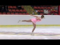 2015 isu jr. grand prix linz ladies free skate alexandra de hanovre mon