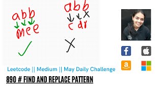 Leetcode 890. Find and Replace Pattern || Medium