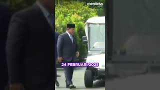 Momen Langka! Prabowo, Jokowi, SBY Satu Mobil #merdekaplus