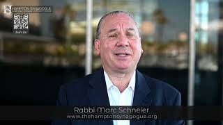 Rabbi Marc Schneier Passover Message \u0026 Services 4/ 6/23 \