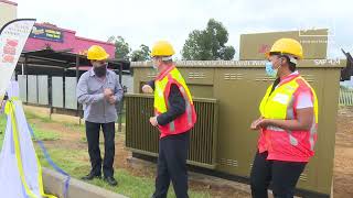 MMC of EISD Cllr Michael Sun launches the Honeydew Mini Substation launch. #JoburgUpdates