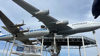 Walking on the Wing of a Boeing 747! Go inside the 747! Speyer Technik Museum Germany