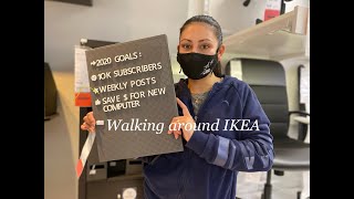 Walking around IKEA on October 2020