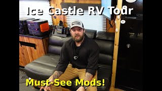 Ice Castle RV Tour : Must-See Mods for the Ultimate Ice Fishing Setup!