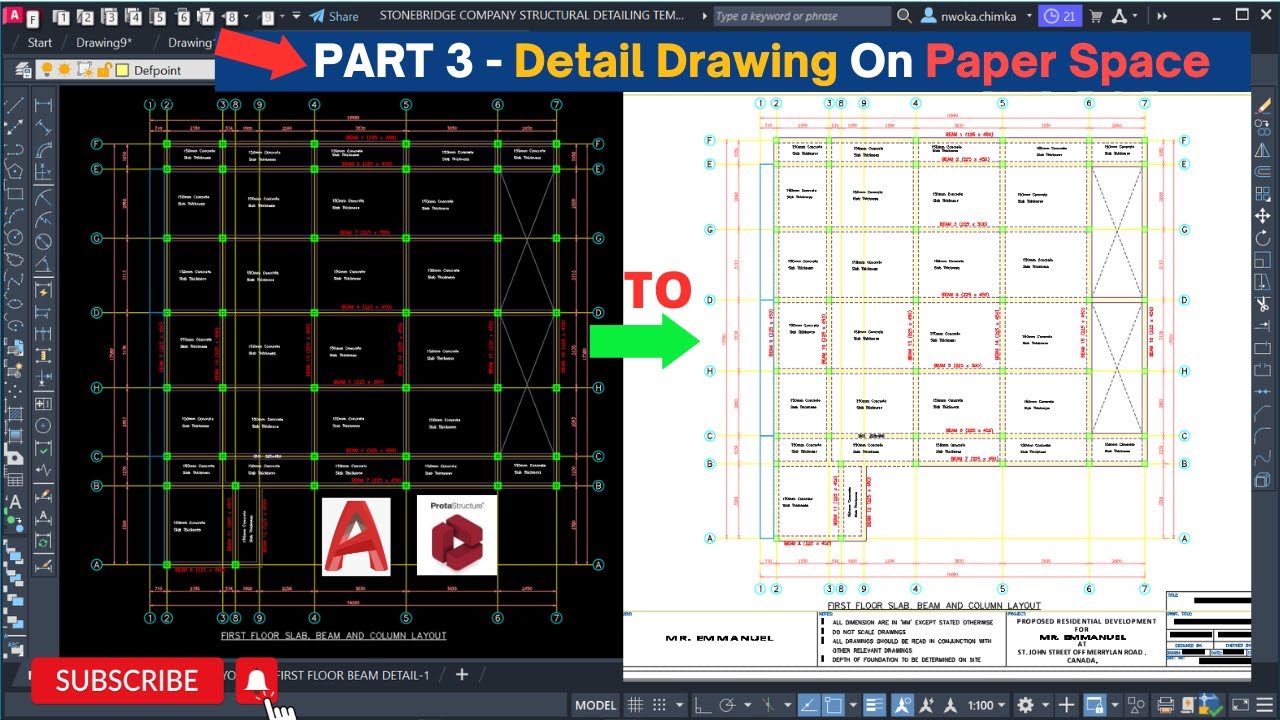 Part 3 Full Structural Detail Drawing After Protastructure Design