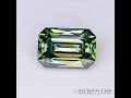 3.85ct Lab blue/green Dichroic Moissanite