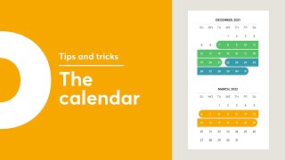 Tips and Tricks: How to update your calendar