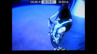 Red Bull Stratos Freefall - Highest Free Fall World Record By Felix Baumgartner