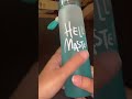 unboxing glass water bottle to drink more water 🙂 shorts ytshorts youtubeshorts