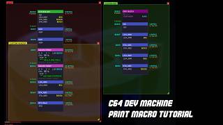 C64 Dev Machine - Print Node and Custom start screen